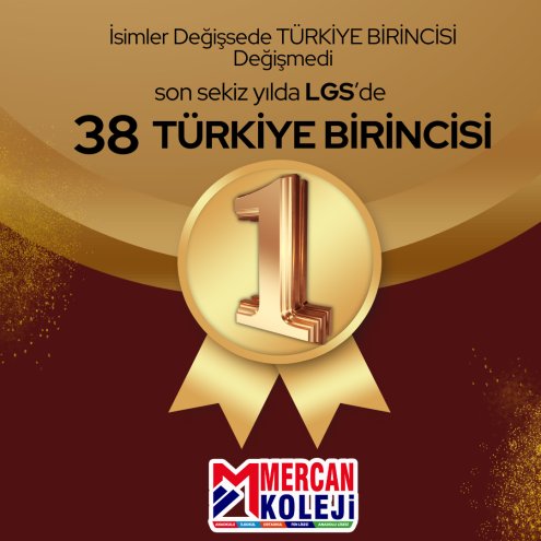 LGS'de 38 TÜRKİYE BİRİNCİSİ Mercan Koleji Malatya Türkiye En İyi Okul Kolej